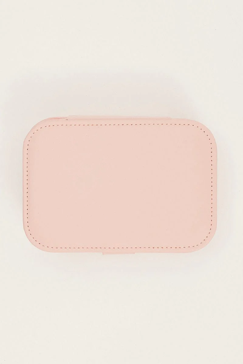 Pink Jewellery Storage Box