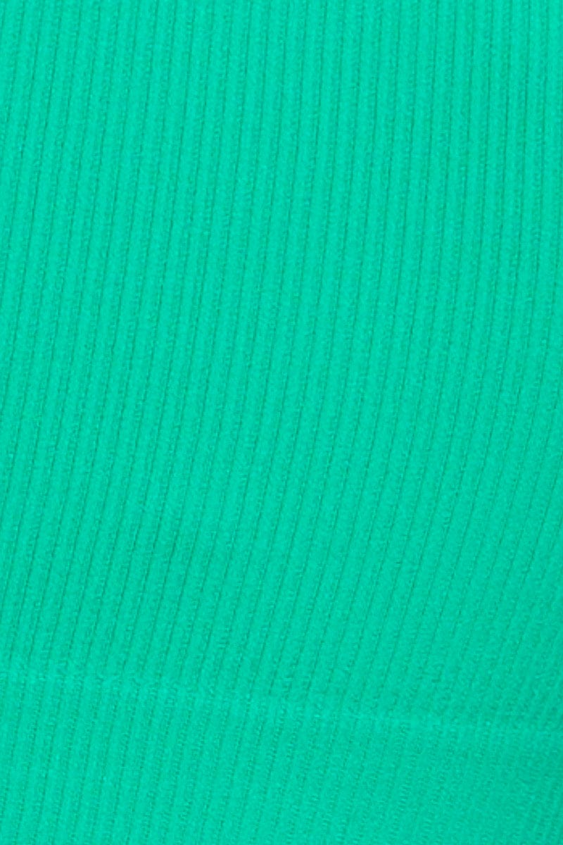 Green Tank Top Sleeveless Seamless