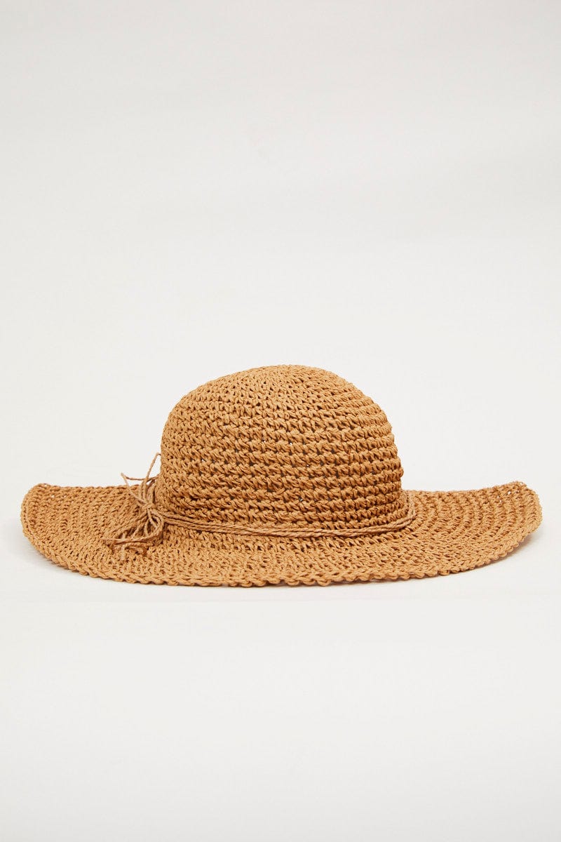 Beige Straw Hat
