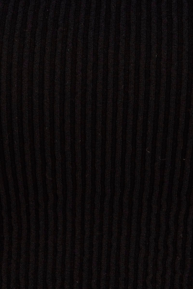 Black Singlet Top Seamless