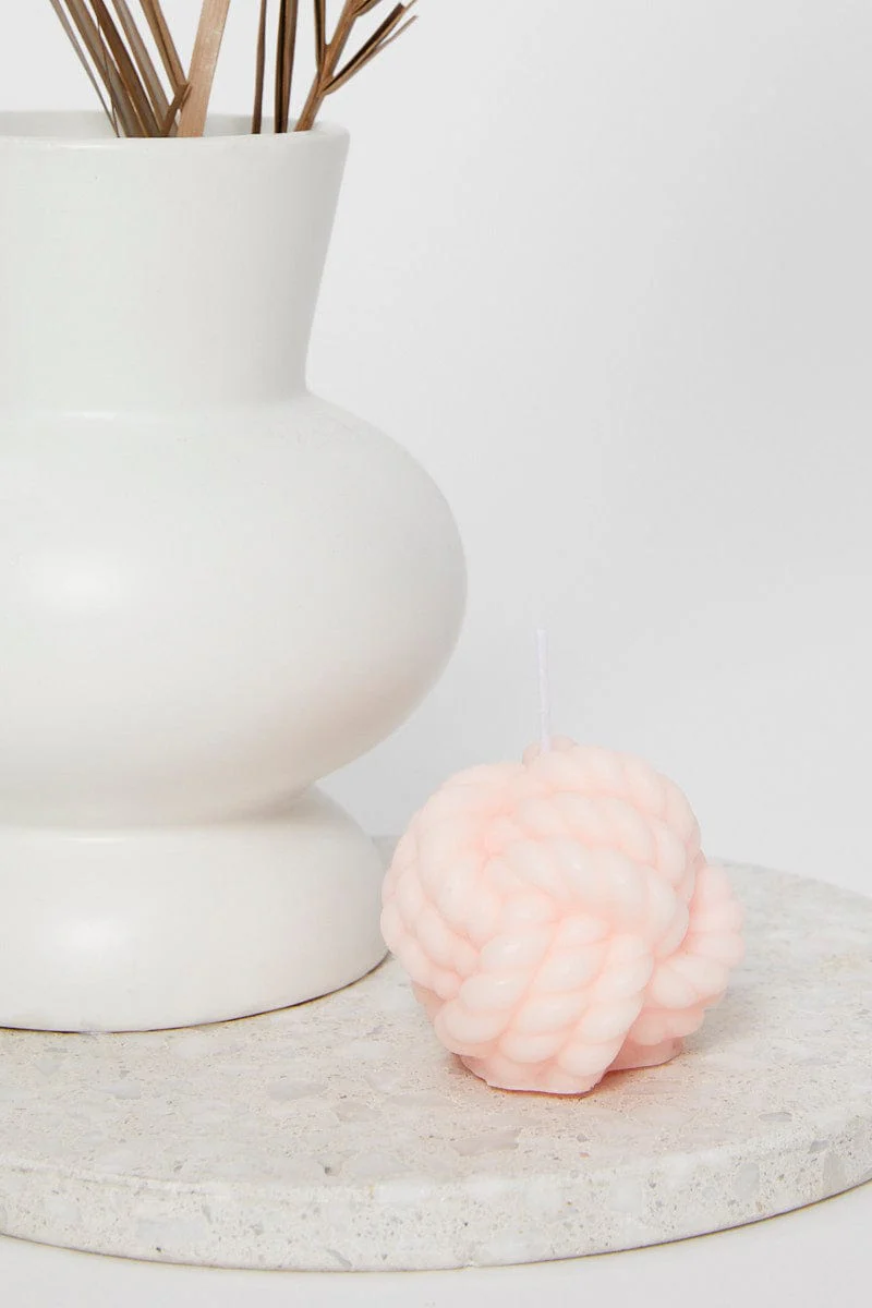 Pink Scented Candle