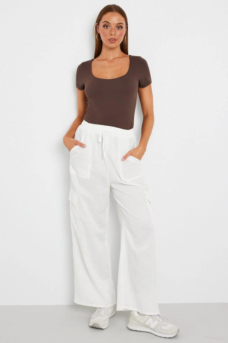 Brown Supersoft Top Short Sleeve
