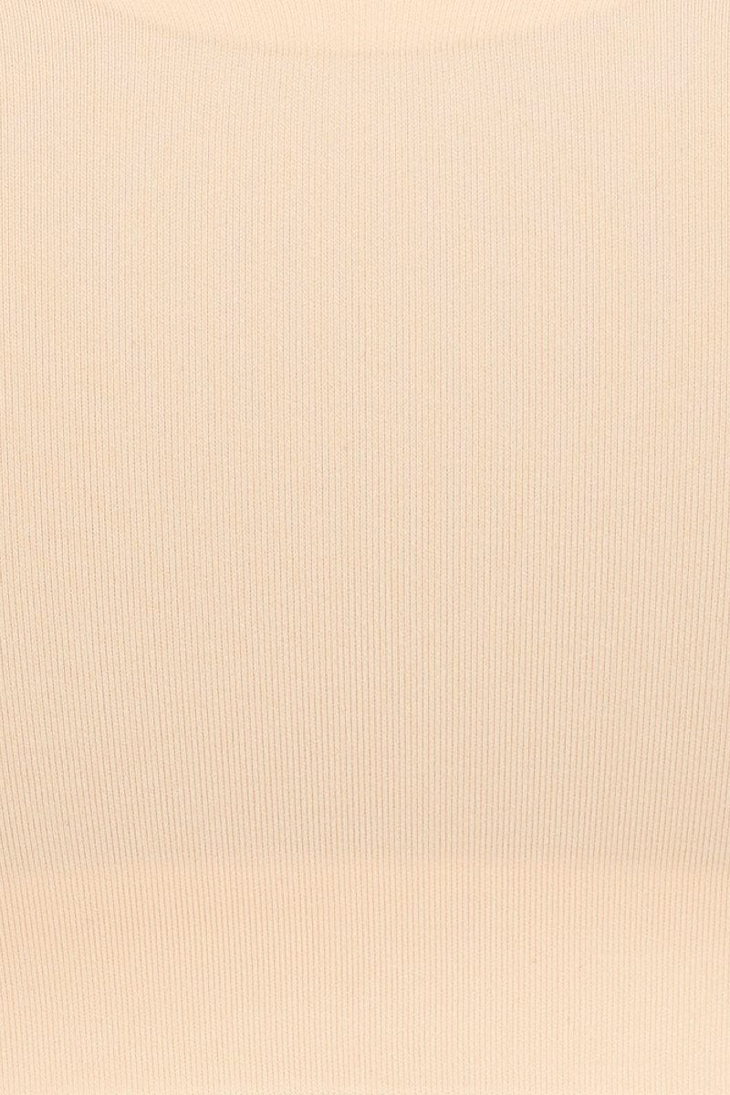 Beige No Vpl Lingerie Set