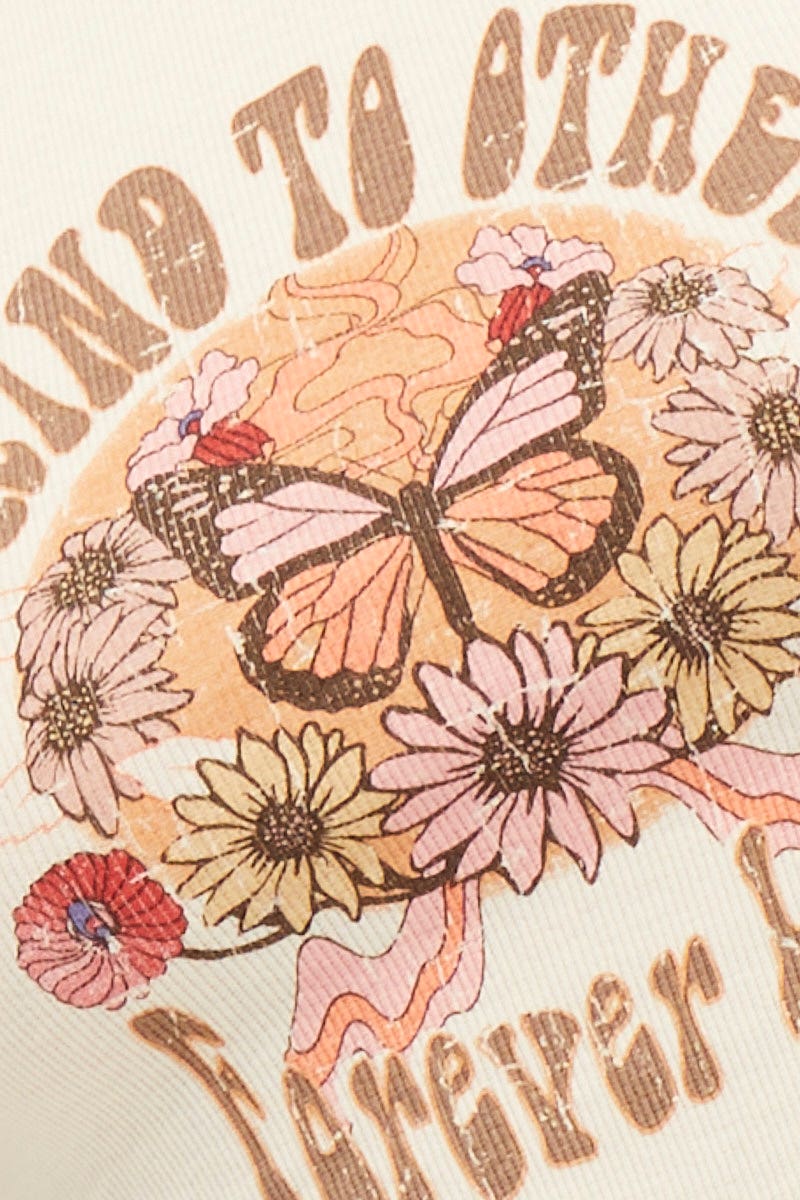 White Lettuce Scarf Hem Cropped Tank