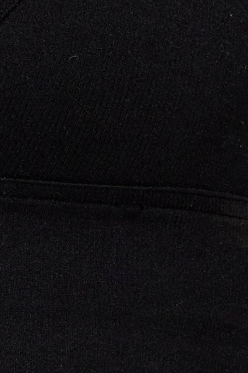 Black Bralette Top Seamless