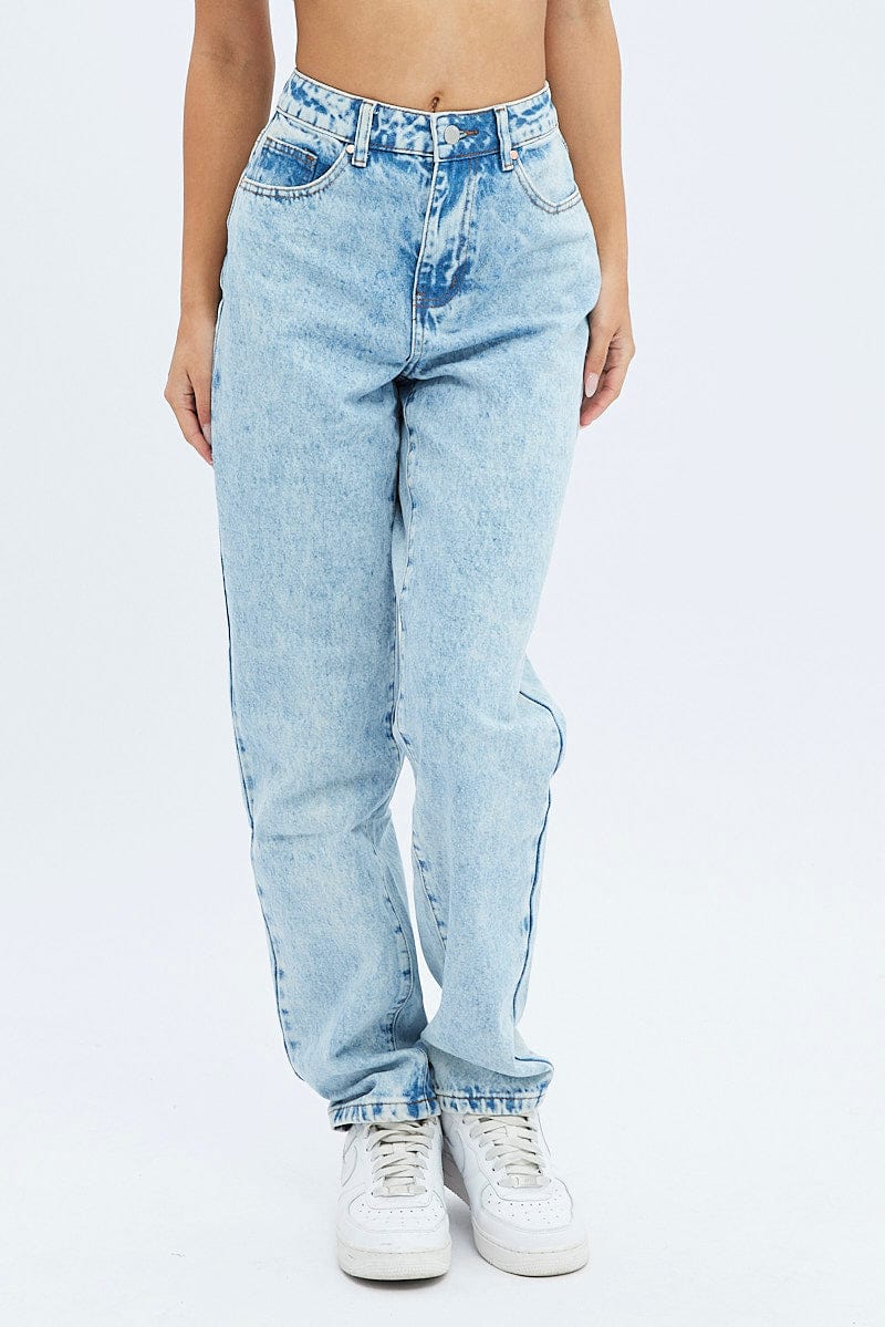 Denim Mom Denim Jeans High Rise