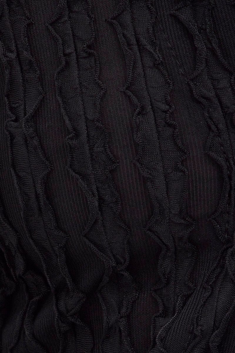 Black Tie Front Shirts Short Sleeve