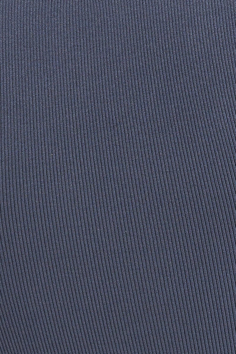 Grey Tank Top Sleeveless High neck Seamless