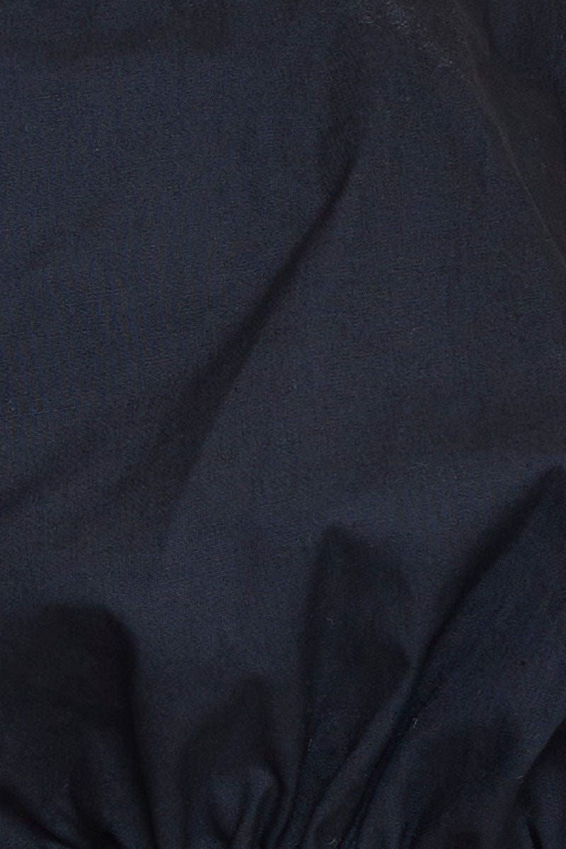 Black Crop Top Short Sleeve