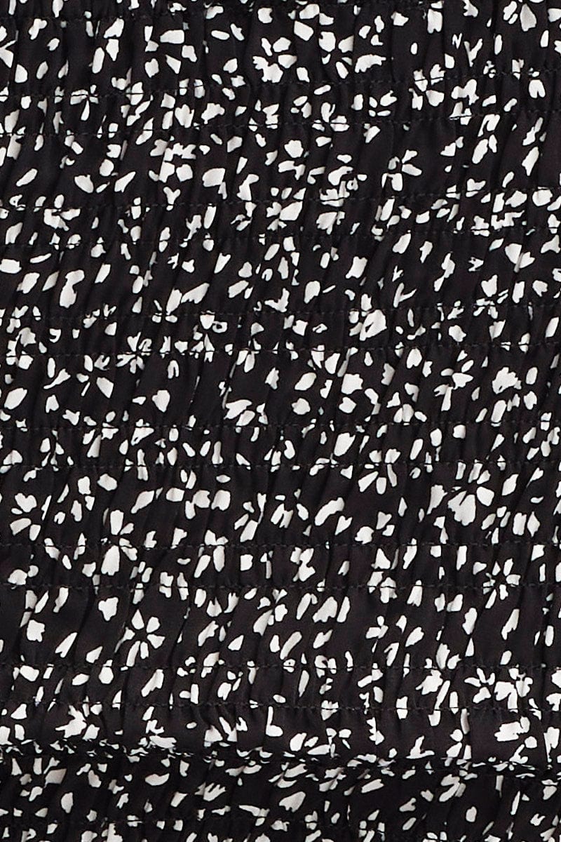 Print Crop Top Short Sleeve