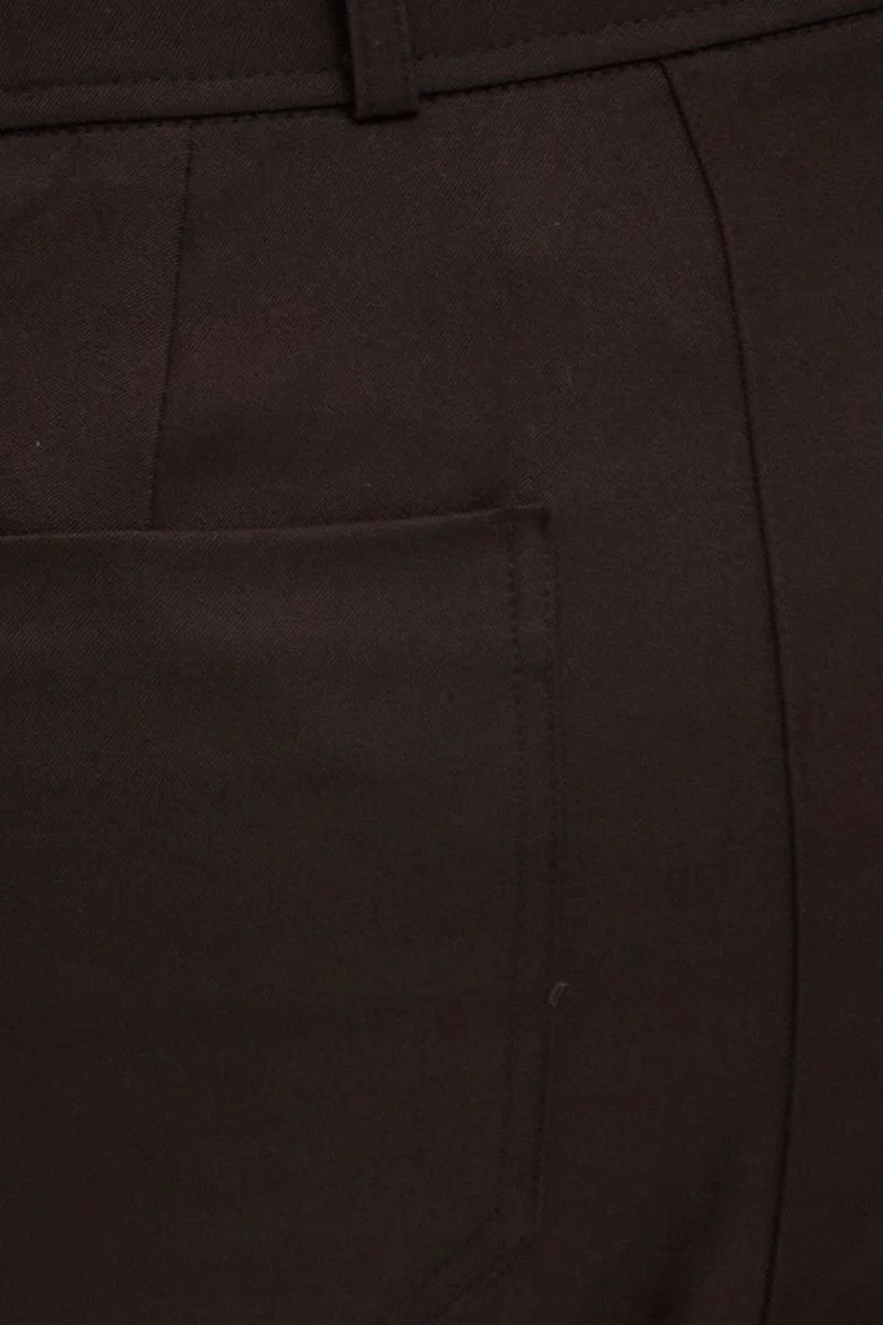 Black Wide Leg Pants High Rise