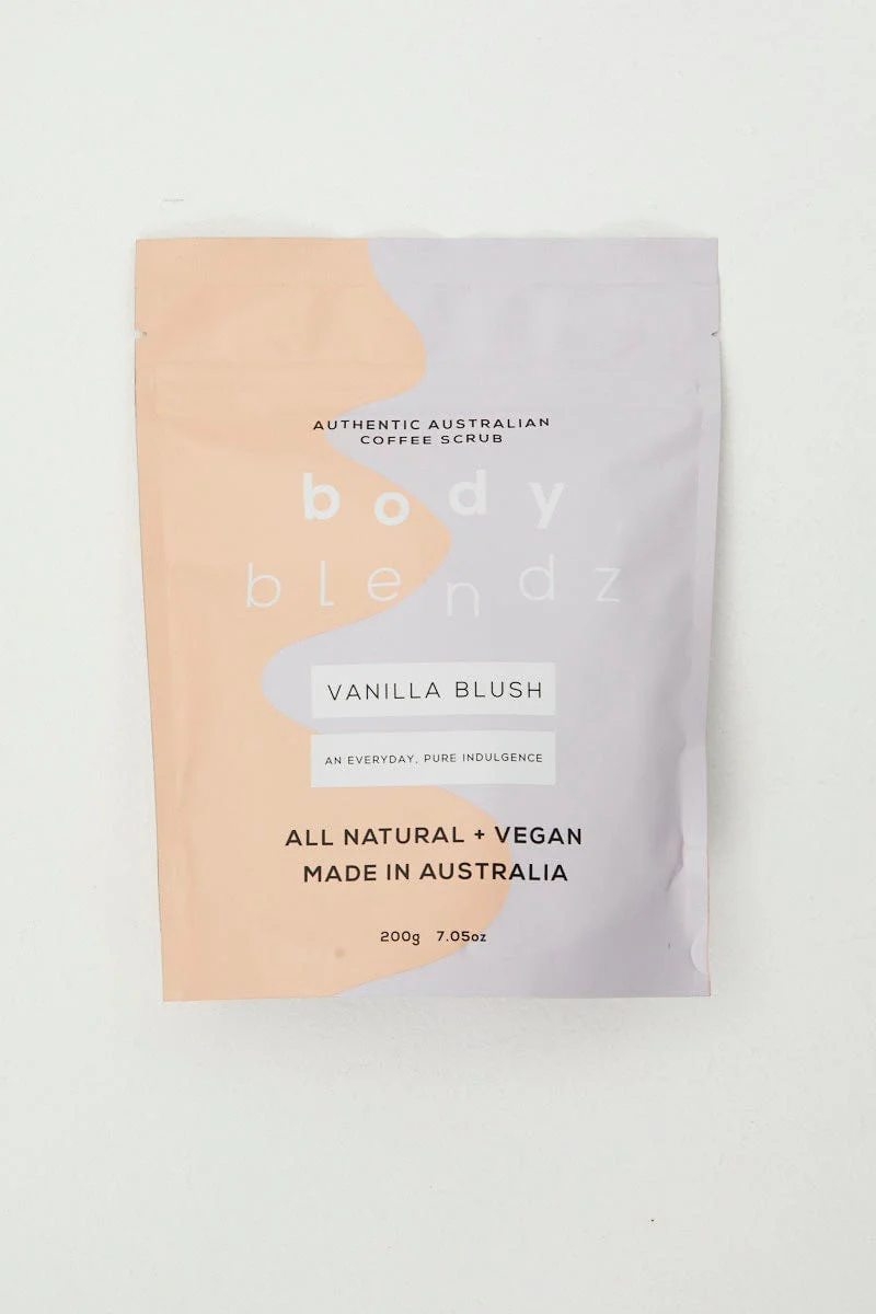 Multi Body Blendz Vanilla Blush Coffee Scrub 200G