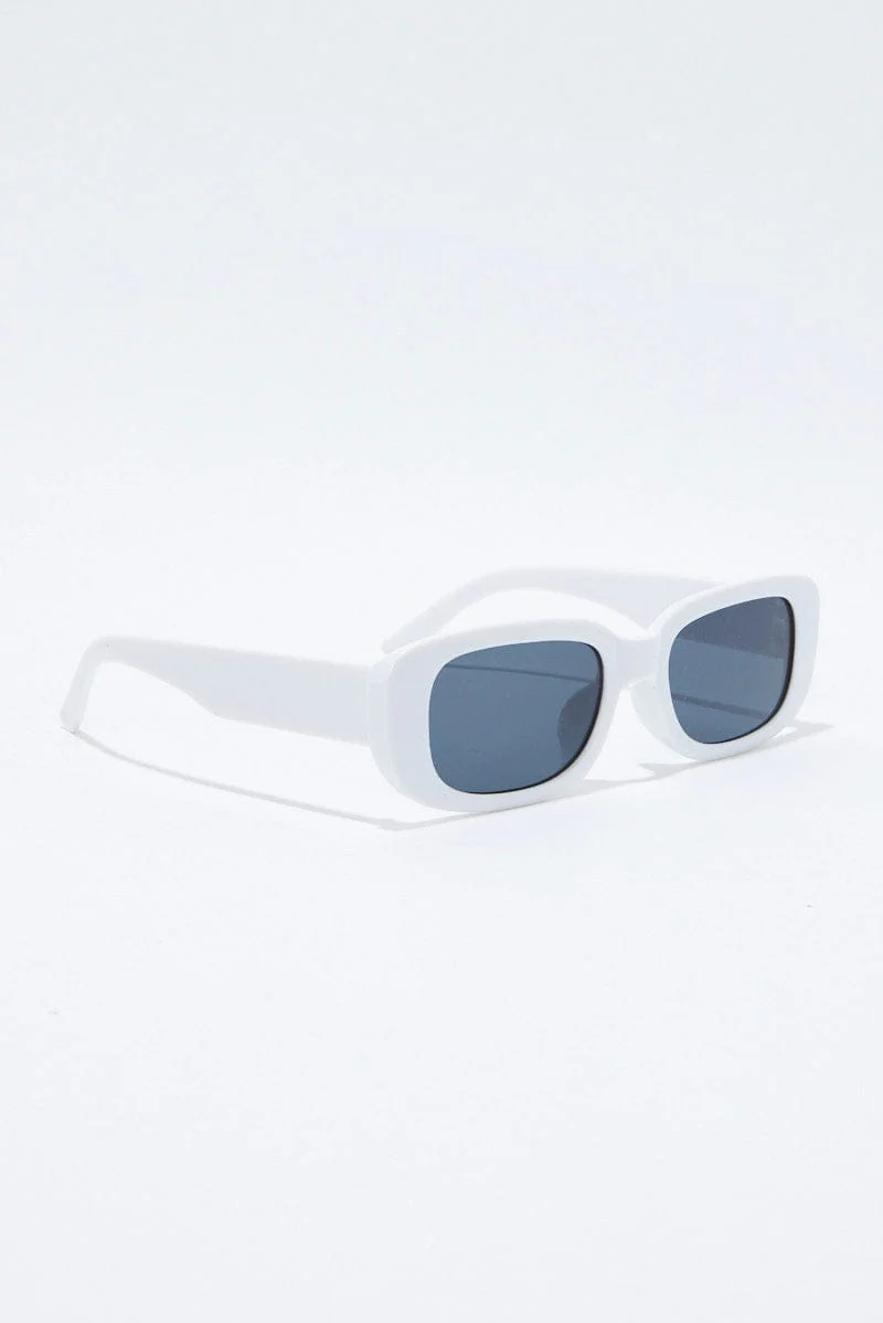 White Fashion Sunglasses