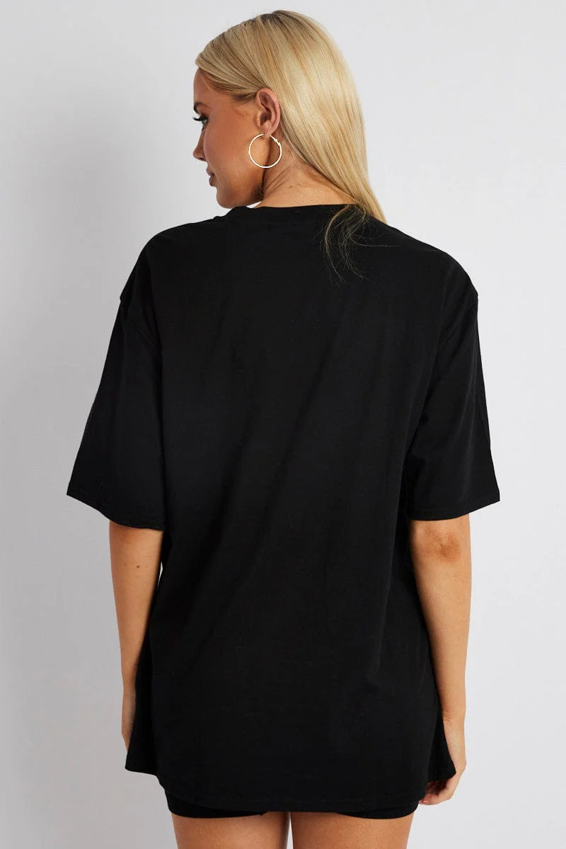 Black Athletics Graphic Tee