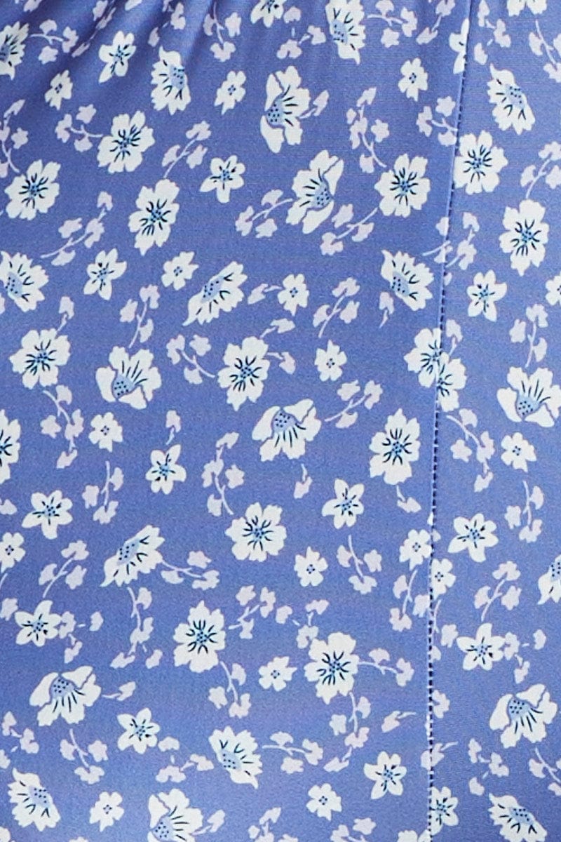 Boho Print Pants Flare Leg