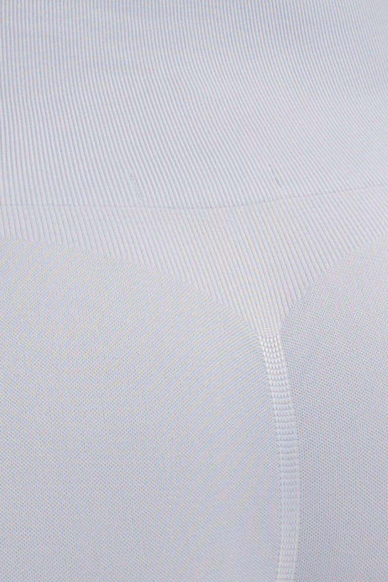 Blue Seamless Top And Legging Activewear Set