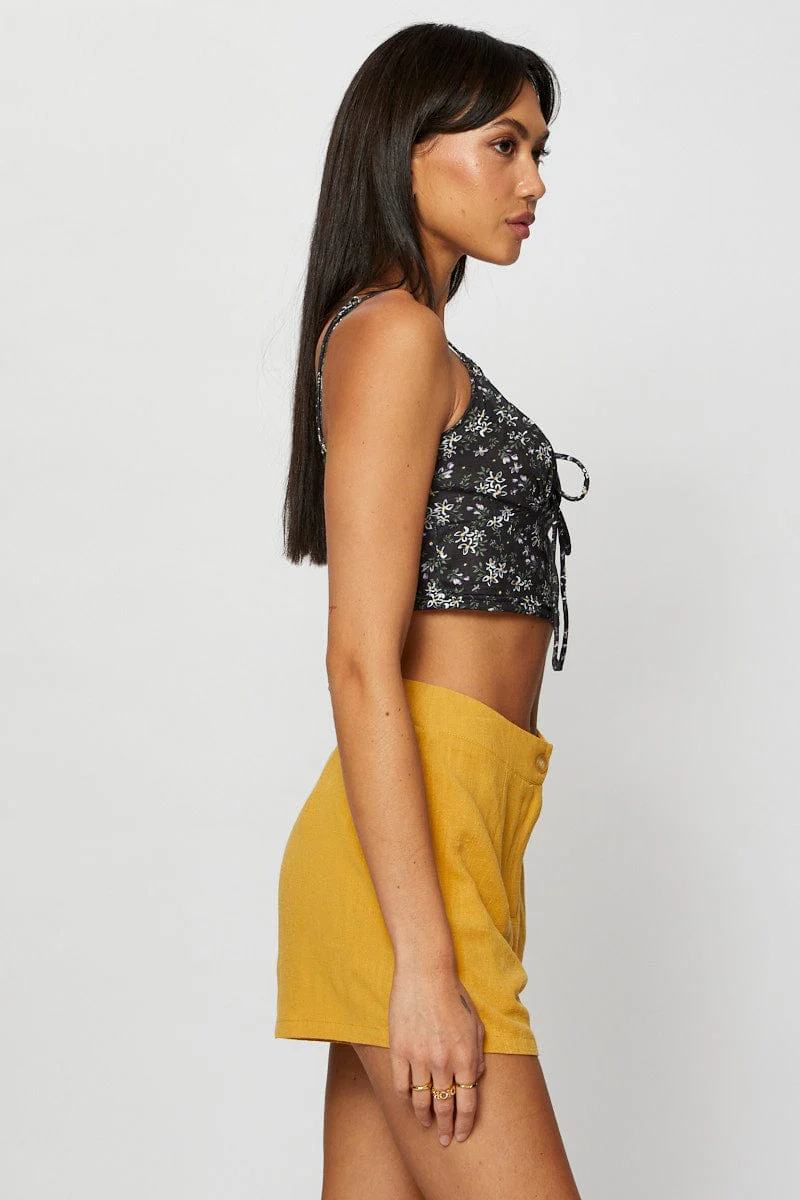 Print Crop Top