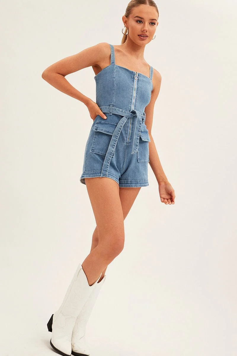 Blue Denim Overall