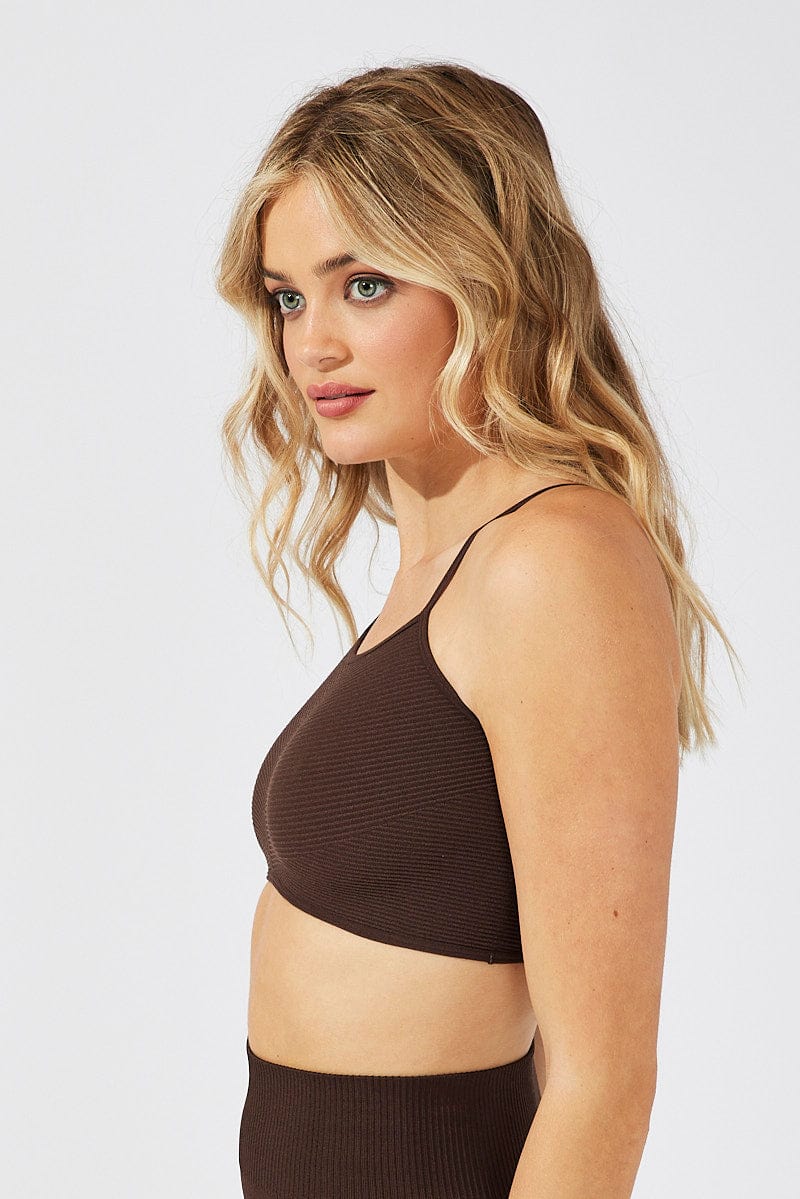Brown Bralette Seamless