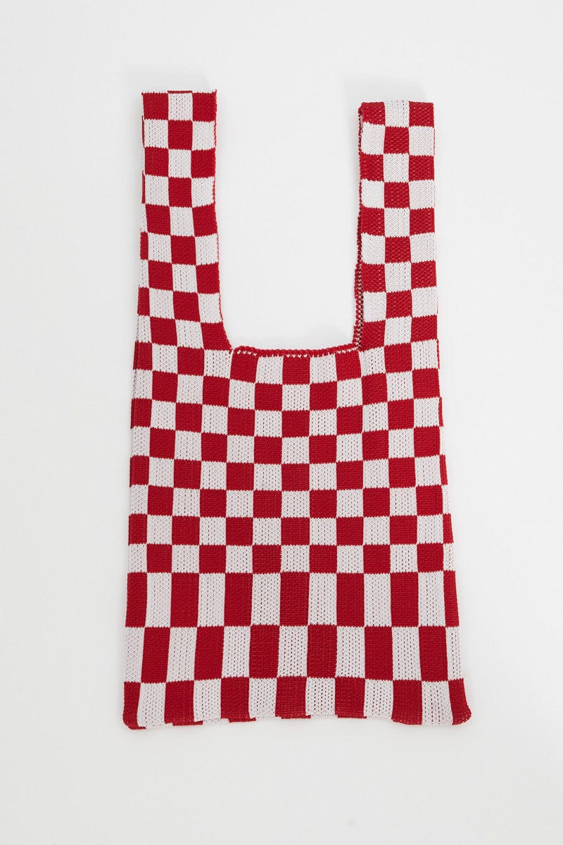 Red Crochet Bag