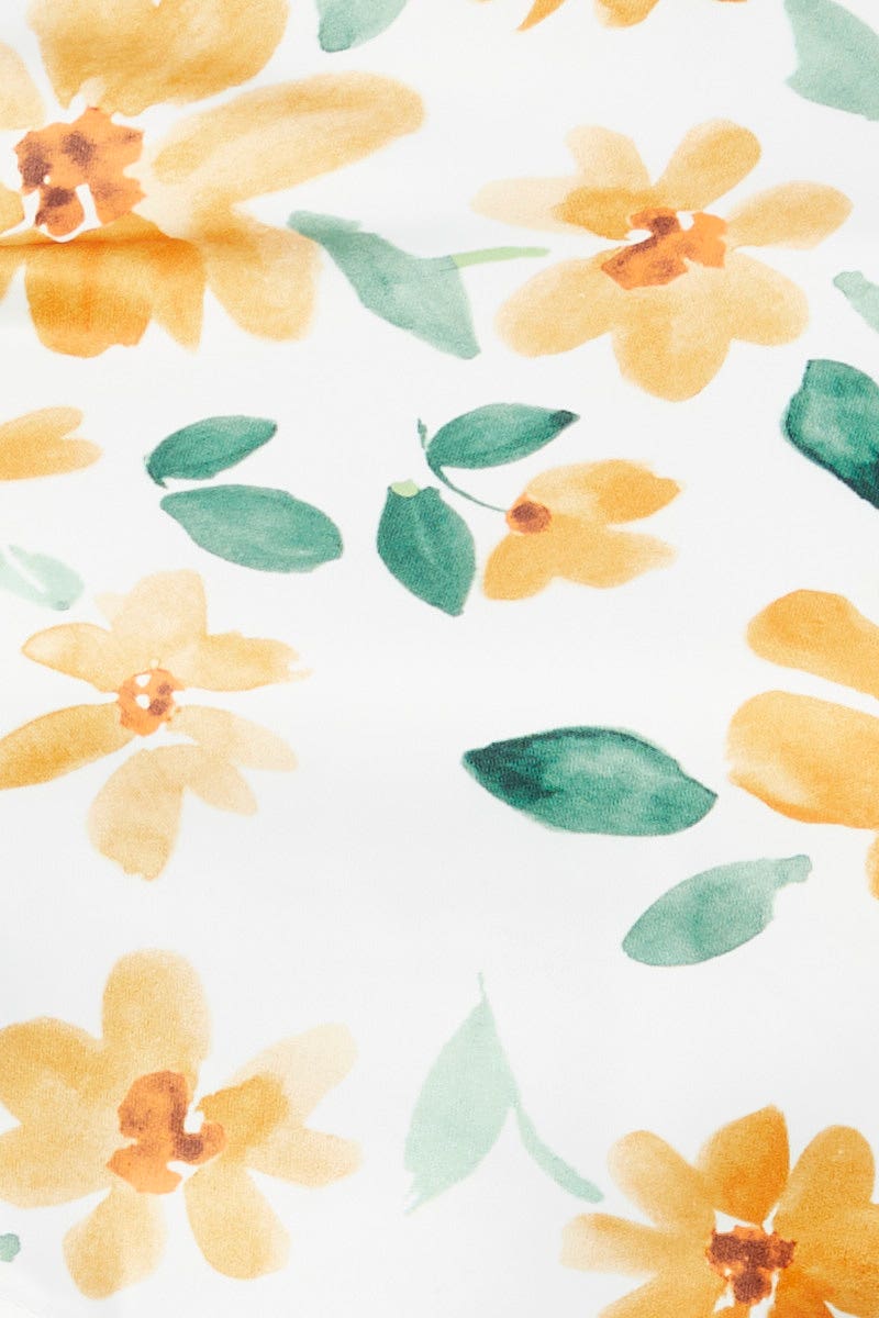 Print Scarf Top Sleeveless Halter