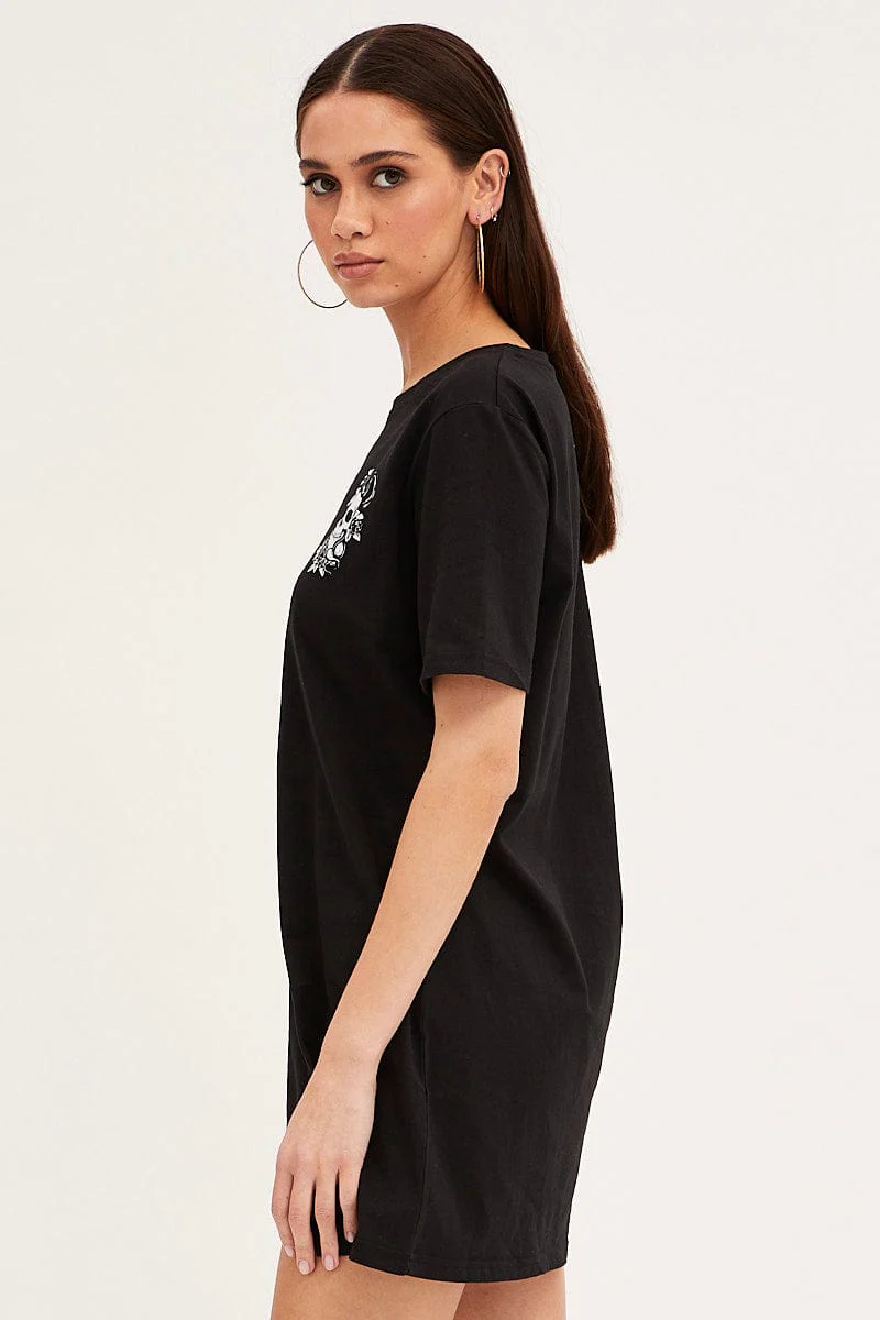 Black T-Shirt Dress