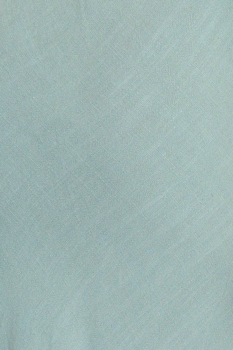 Green Maxi Dress Sleeveless Racer Neck