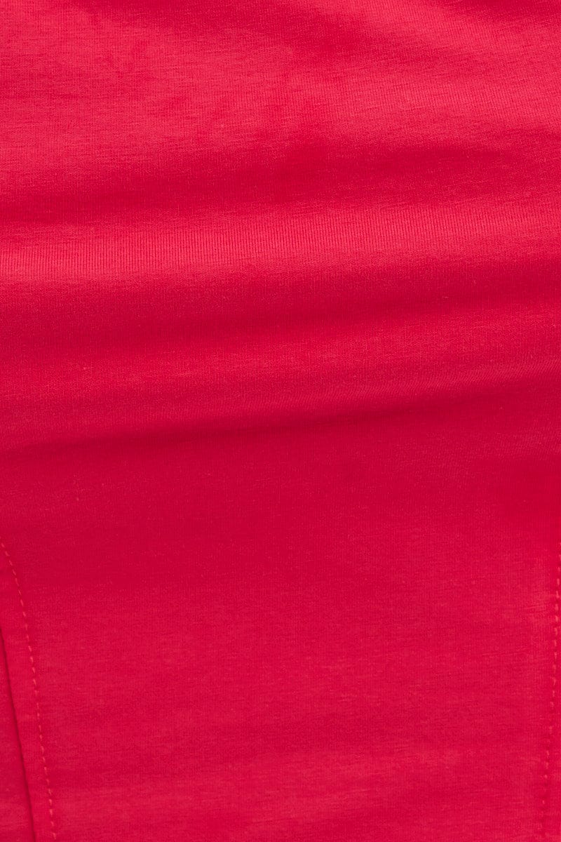 Pink Corset Bandeau Crop Top