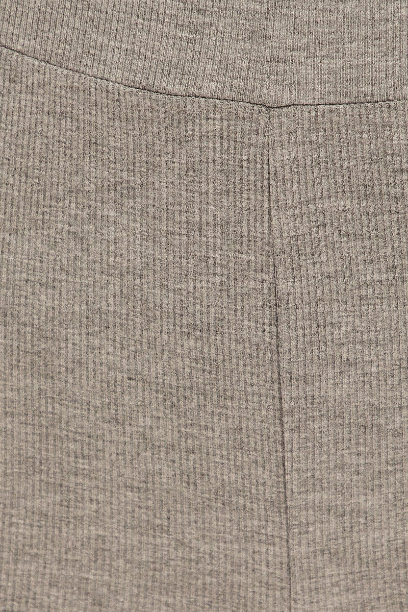 Grey Crop Singlet Loungewear Set