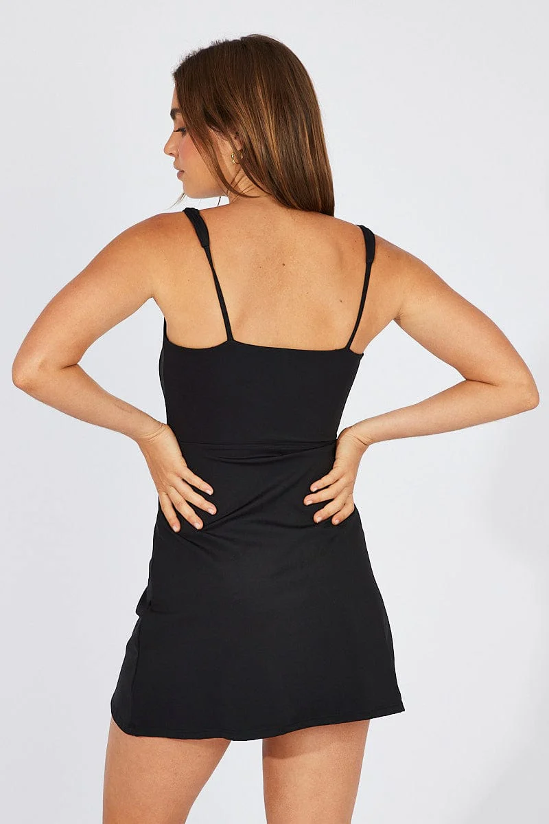 Black Mini Dress Activewear