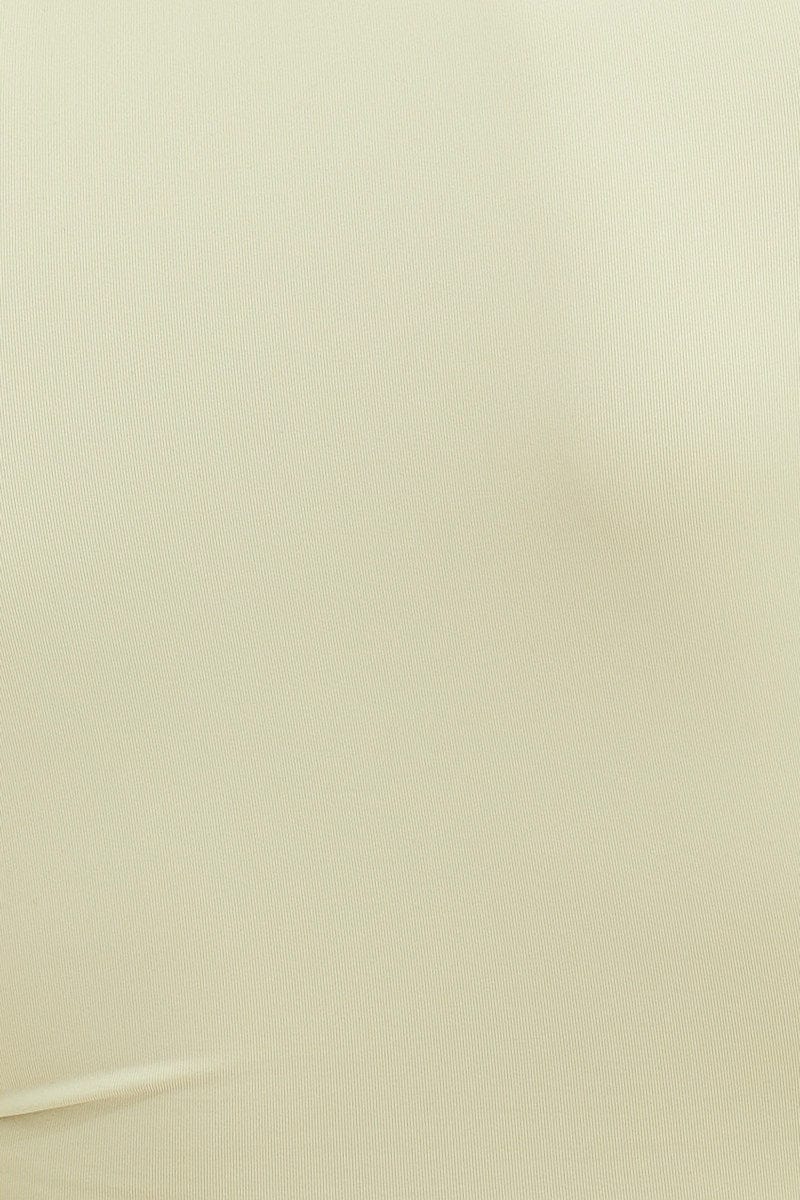 Green Twist Front Top Long Sleeve