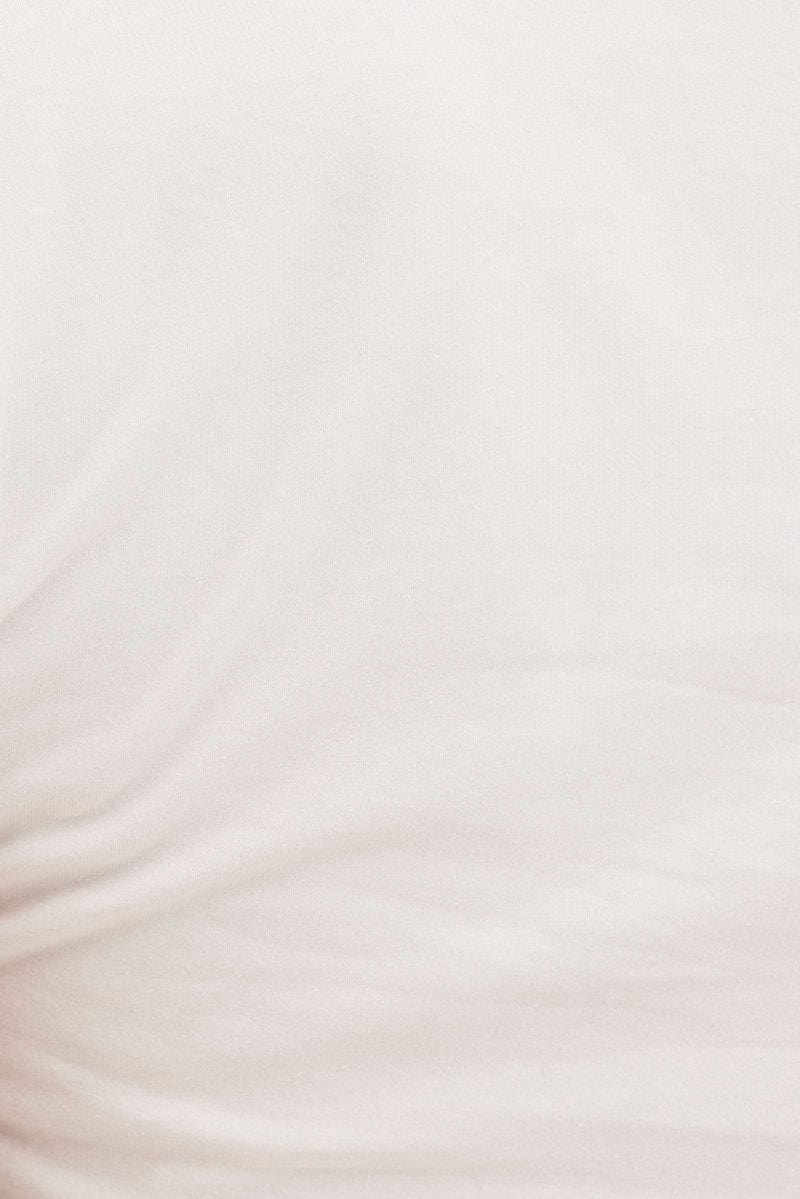 White Crop Polo Short Sleeve