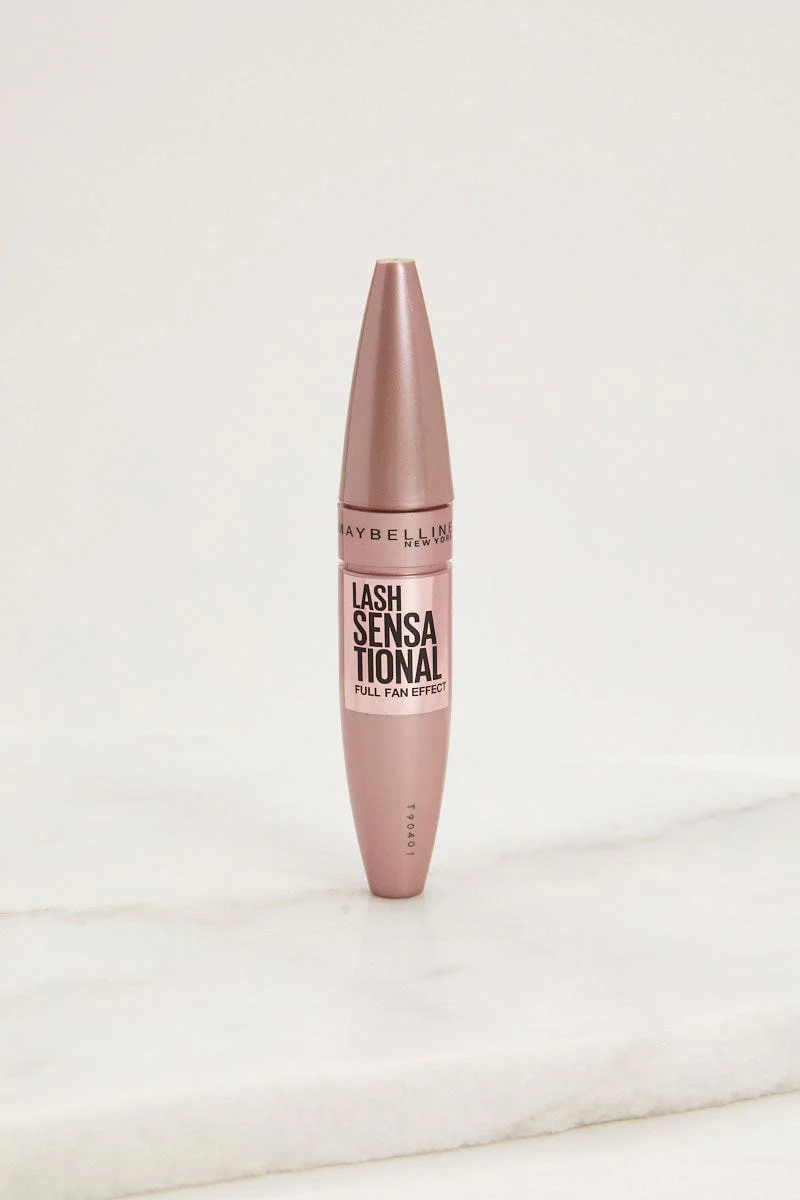 Black Maybelline Lash Sensational Mascara Blackest Black