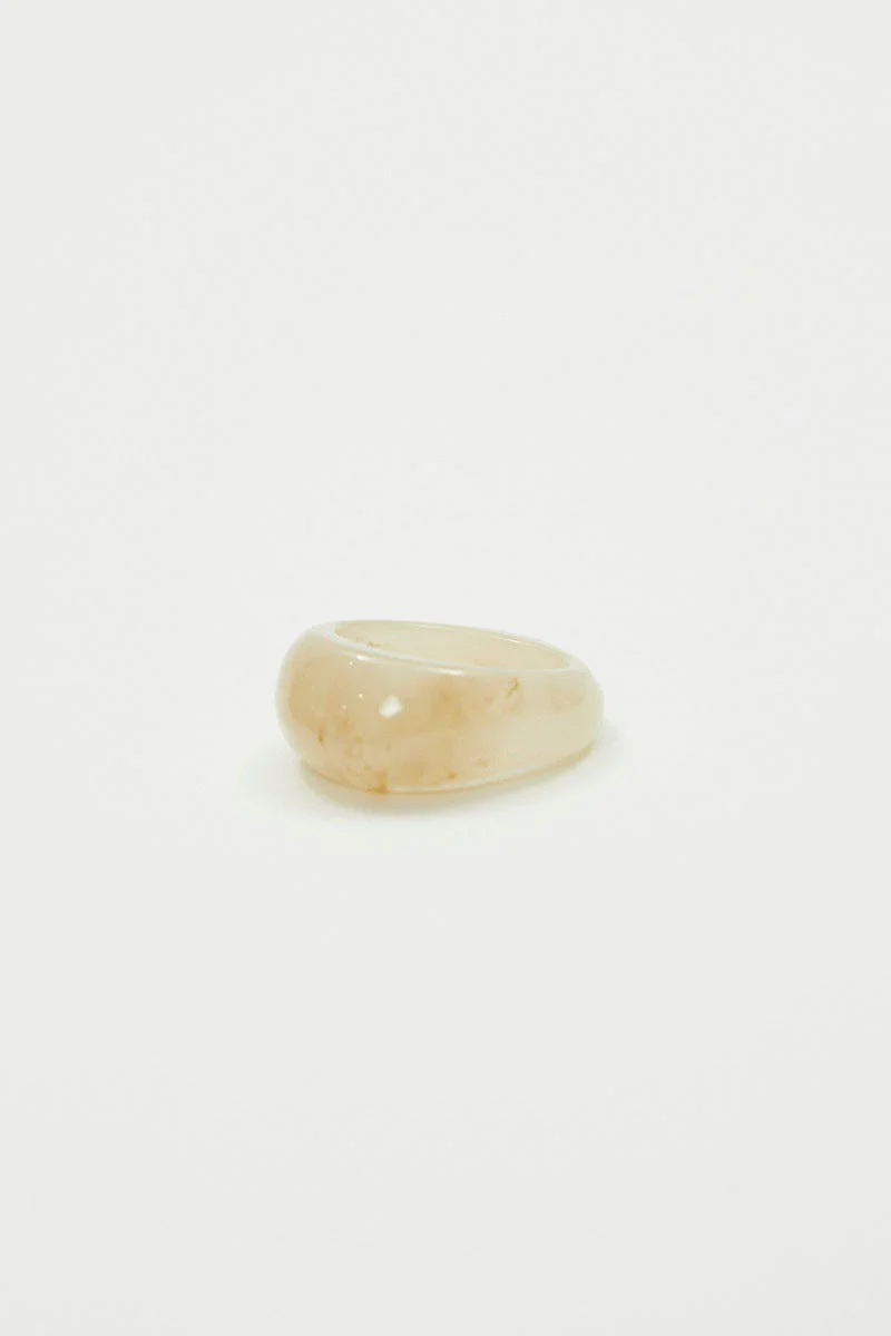 White Acrylic Ring