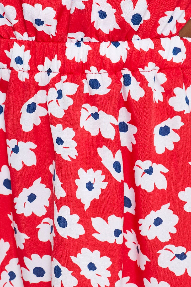 Print Mini Dress Short Sleeve Evening