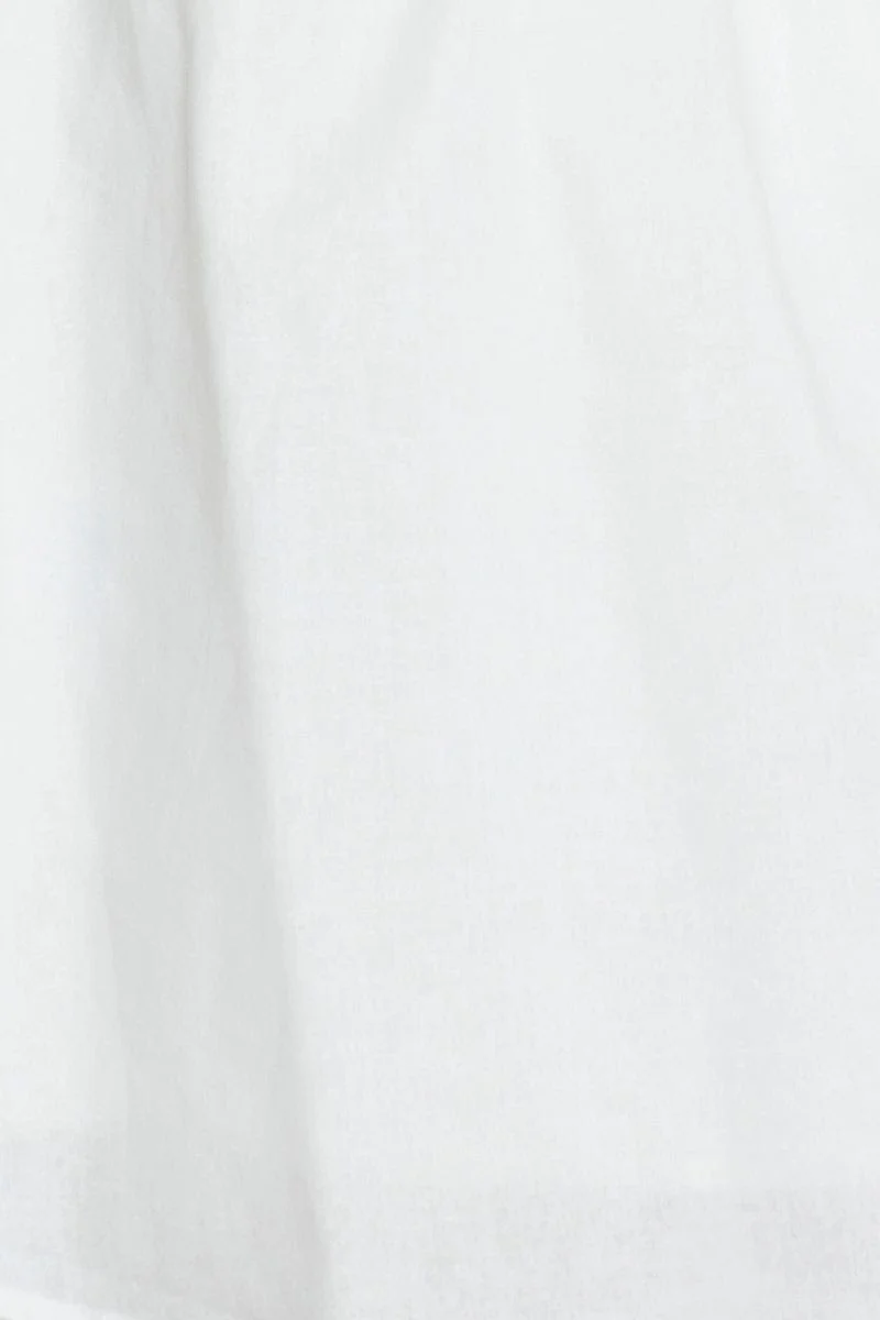 White Mini Dress Sleeveless