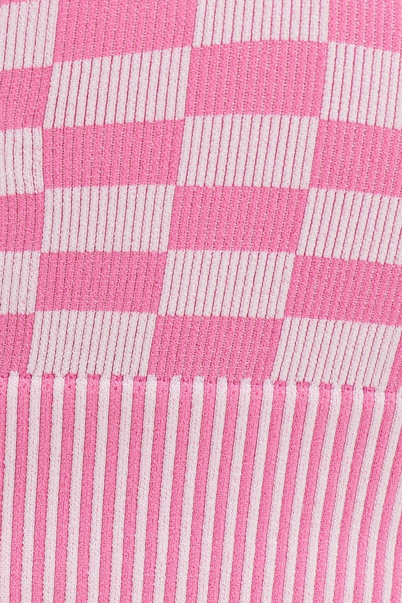 Check Tank Top Seamless