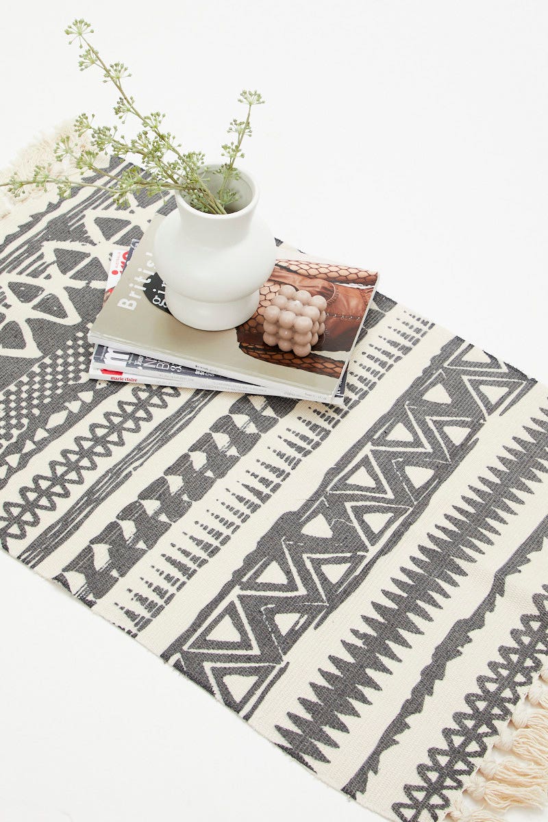 Print Rug And Bath Matt 90Cm By 60Cm