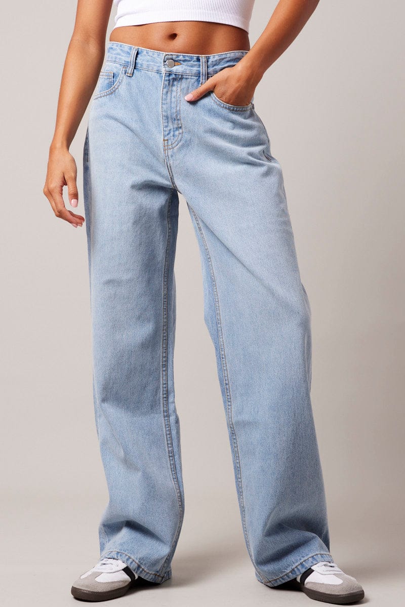 Denim Straight Jean High Rise