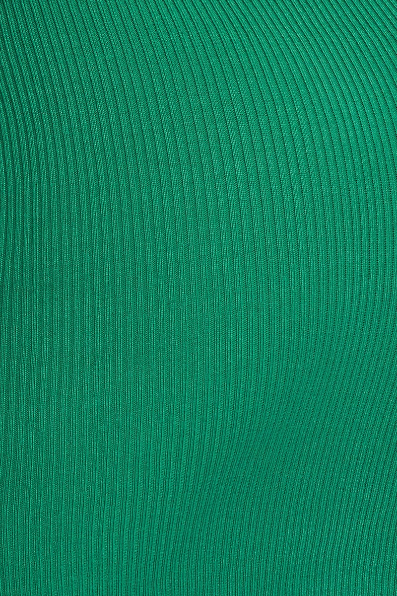 Green Bodycon Dress Mini Halter Neck