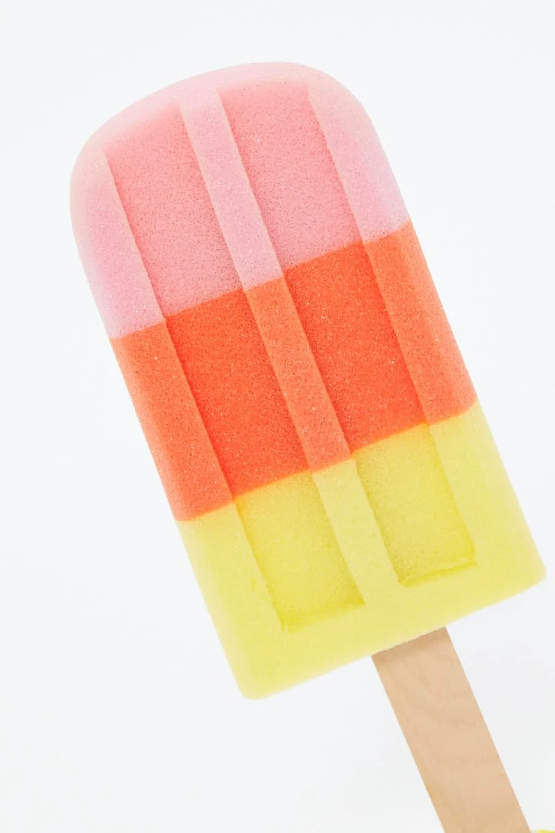 Multi Ice Lolly Shaped Bath Sponge
