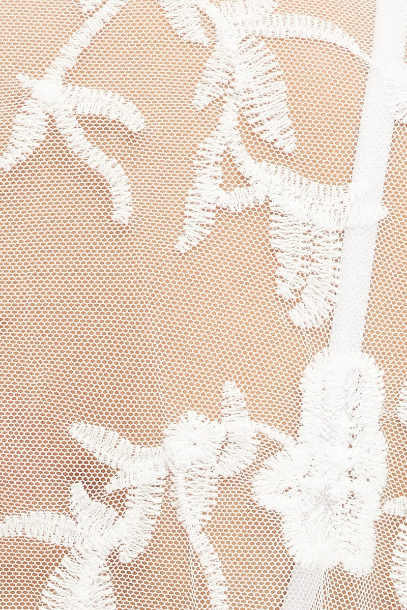 White Kimono Half Sleeve