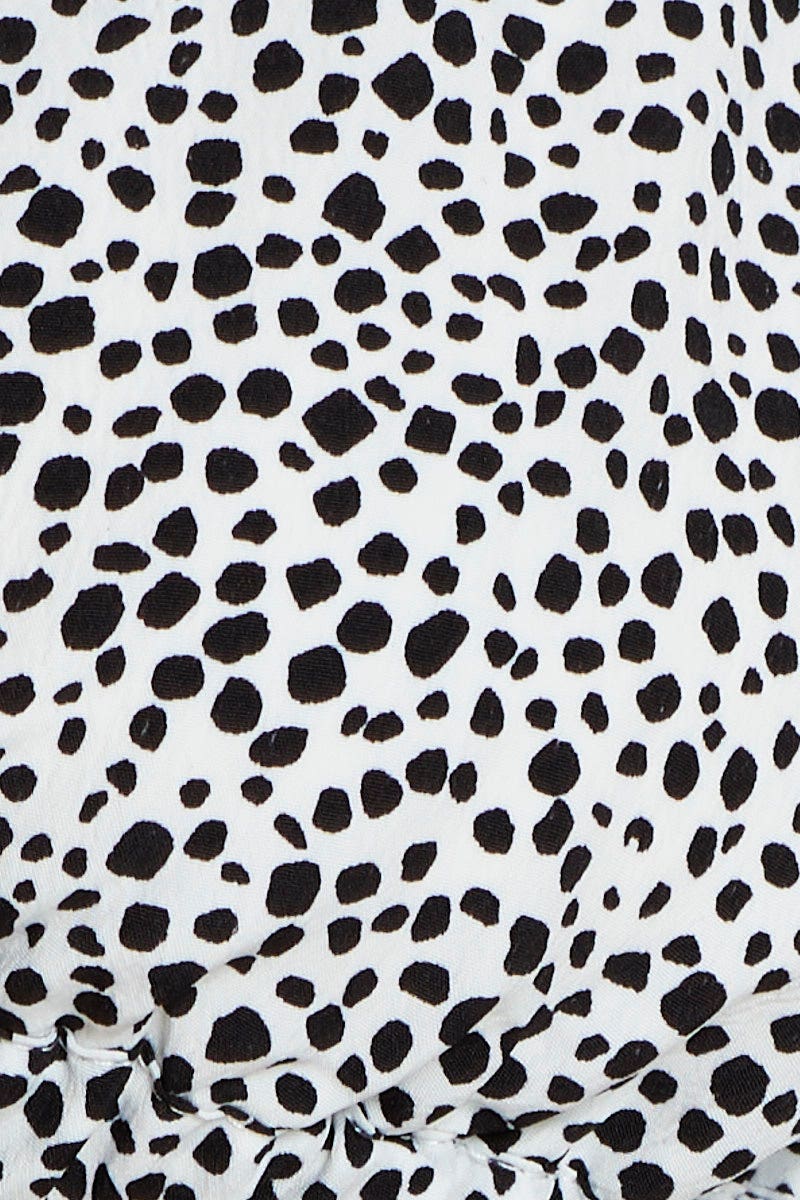 Geo Print Halter Bralette