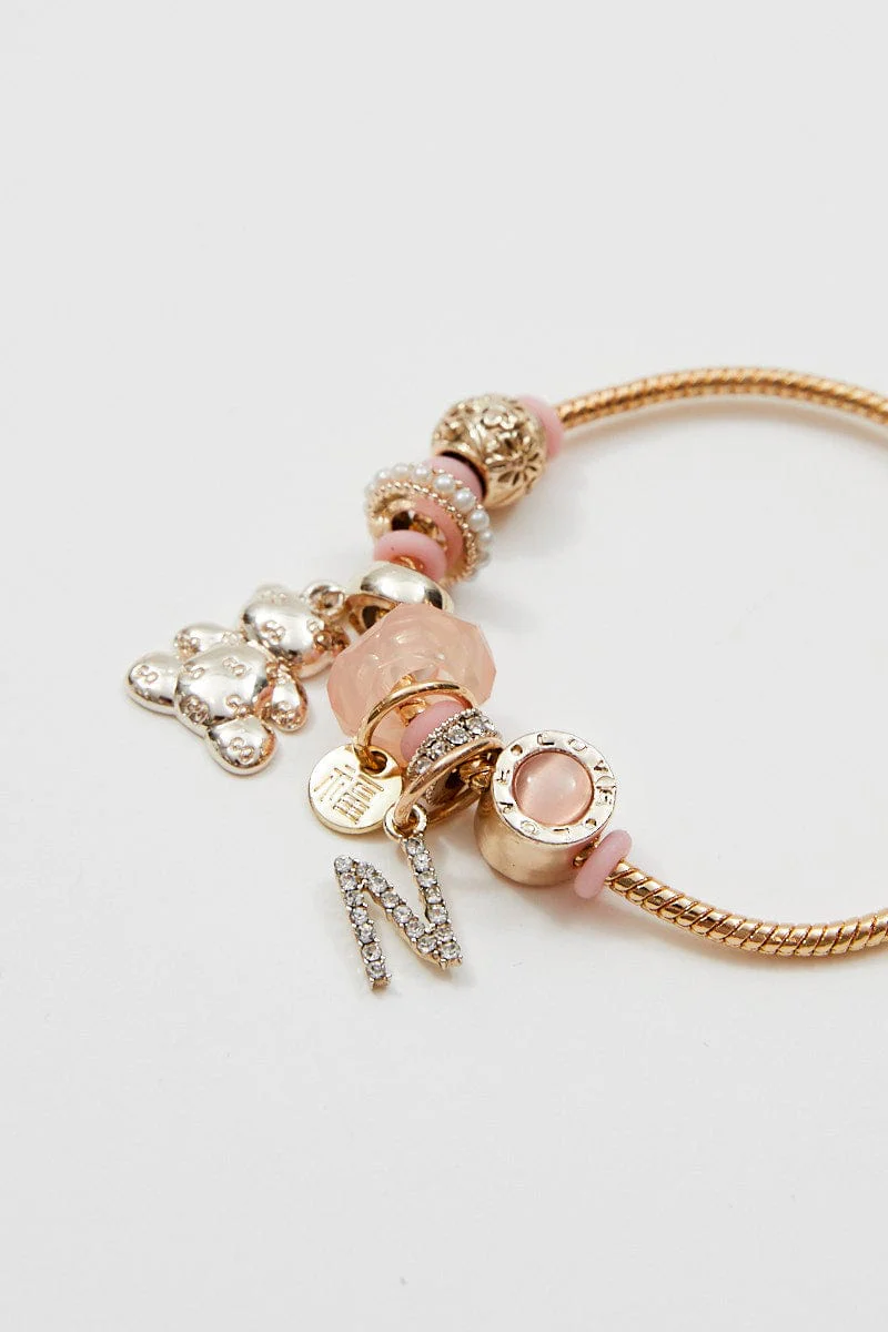 Gold Charm Bracelet