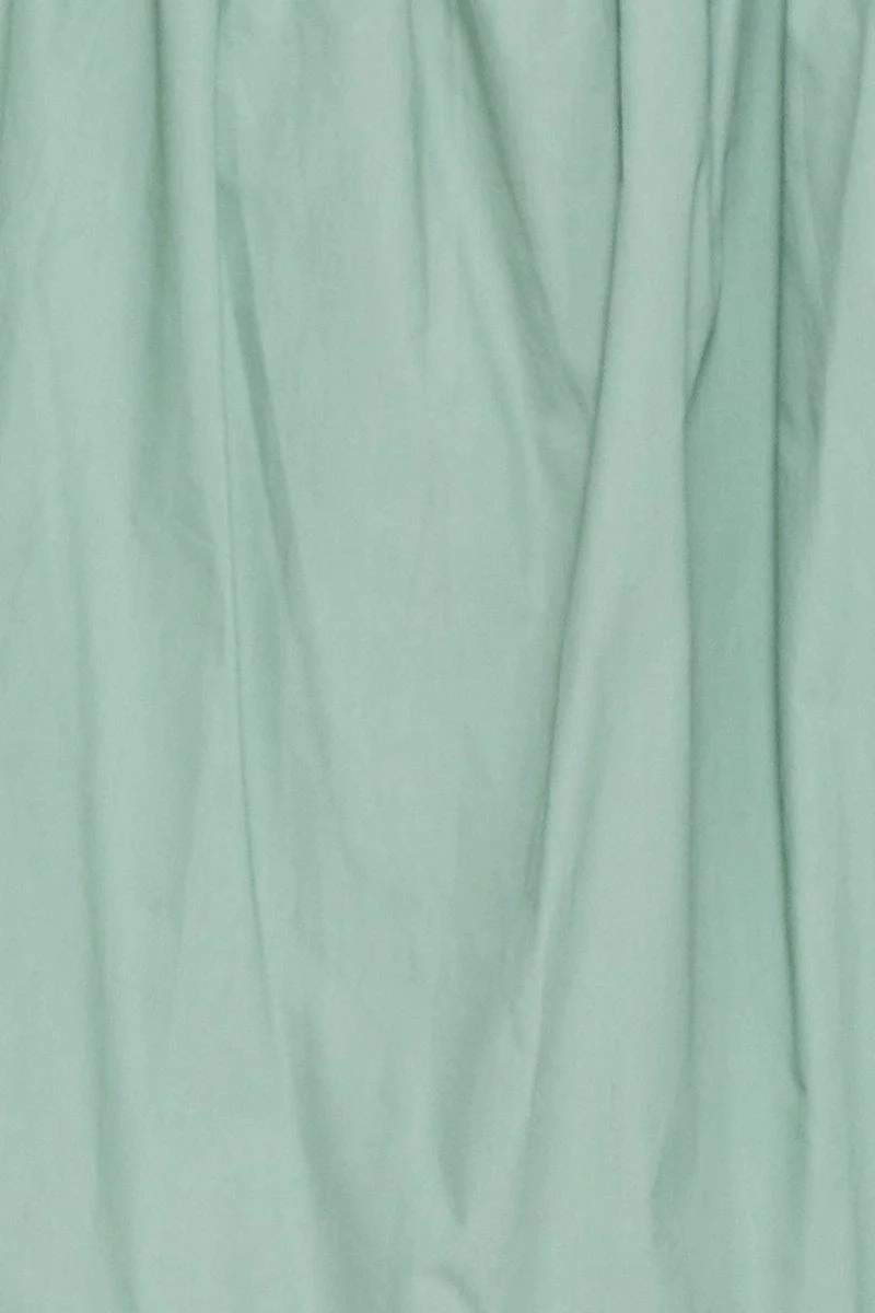 Green Midi Dress Sleeveless Tie Shoulder