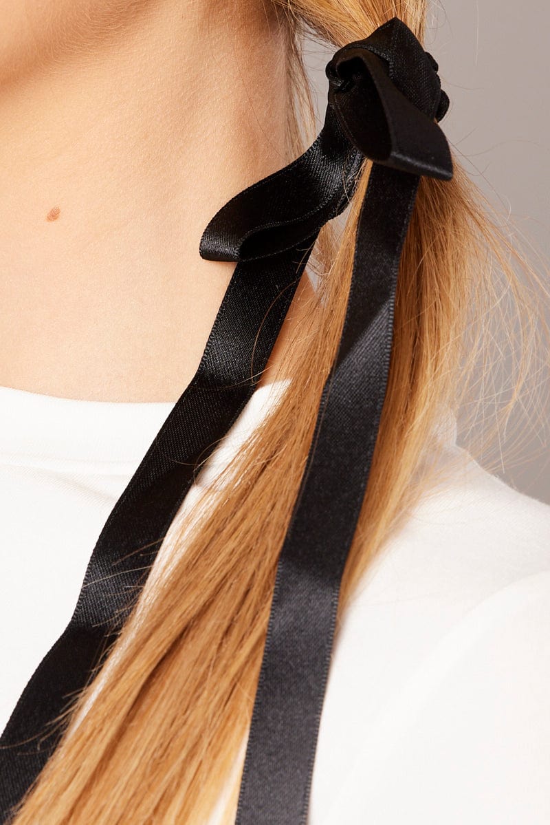 Black 2 Pack Hair Bows