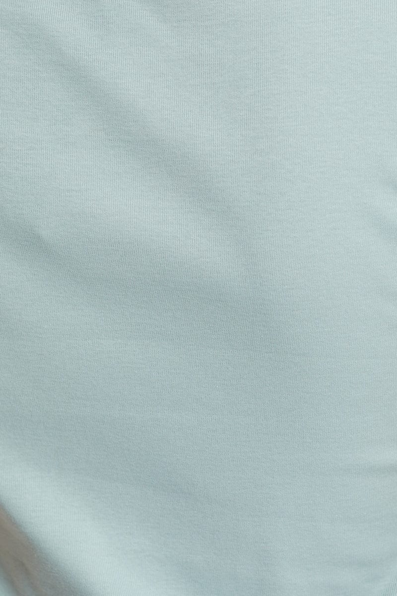 Green High Neck Top Sleeveless