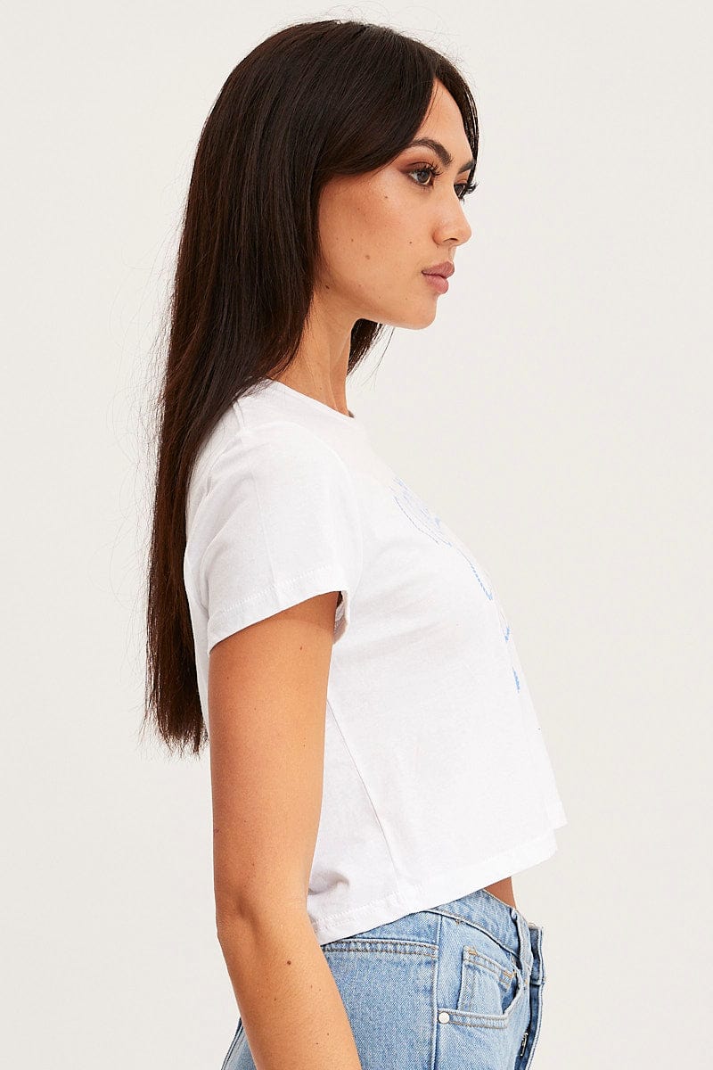 White T Shirt Short Sleeve