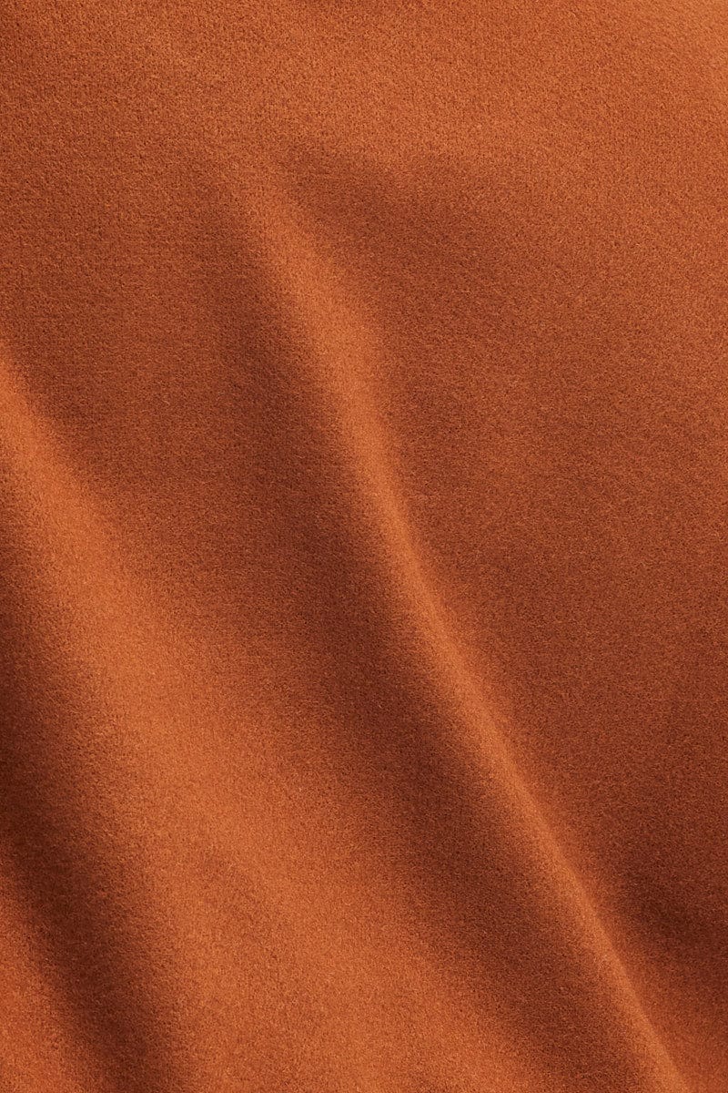 Brown Graphic Jacket Long Sleeve Oversized