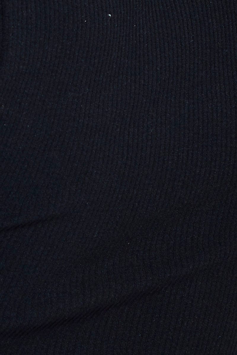 Black Top Short Sleeve Round Neck Seamless